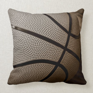 Sepia Basketball Cushion
