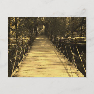 Sepia Bridge Postcard