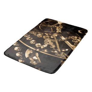 Sepia Crystal Chandelier  Bath Mat