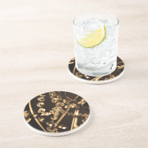 Sepia Crystal Chandelier Coaster