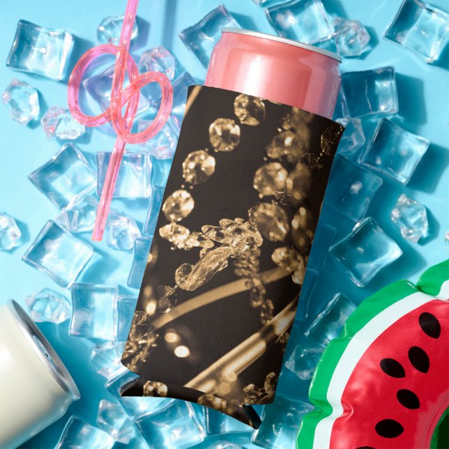 Sepia Crystal Chandelier Seltzer Can Cooler (In Situ Summer)