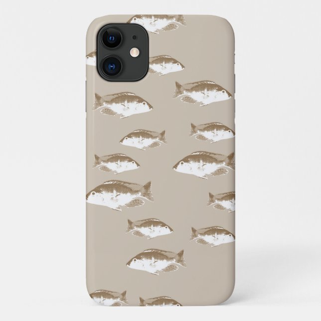 Sepia fish Case-Mate iPhone case (Back)
