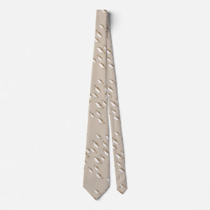 Sepia fish tie
