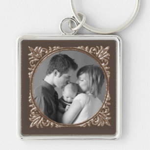 Sepia Frame Key Ring