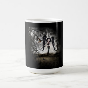 Sepia Goth Girl Vignette Coffee Mug