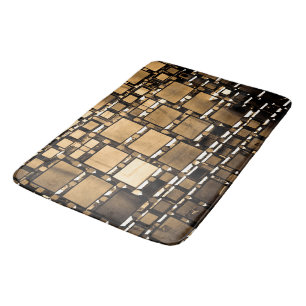 Sepia Mirror Pattern  Bath Mat