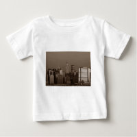Sepia New York City Skyline