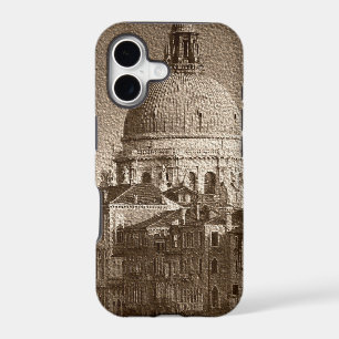 Sepia Paper Effect Venice Grand Canal