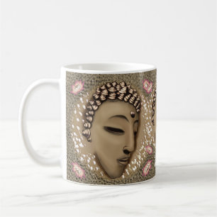 Sepia Peace Buddha Coffee Mug