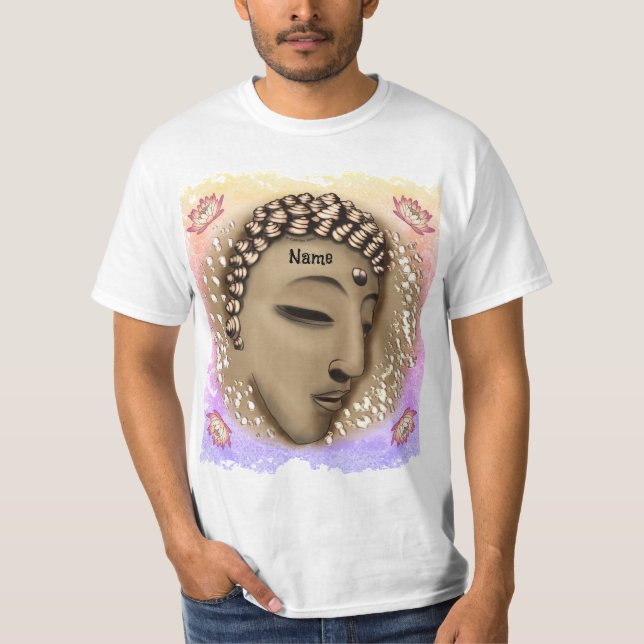 Sepia Peace Buddha T-Shirt (Front)