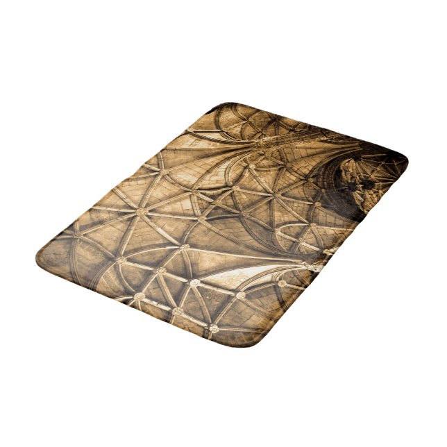 Sepia Portugues Architecture Bath Mat (Angled)