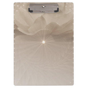 Sepia Rose Art Clipboard