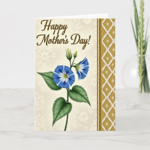 Sepia Script Mothers Day Card