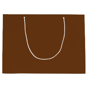 Sepia Solid Blank Colour Large Gift Bag