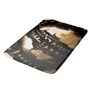Sepia Steampunk  Bath Mat