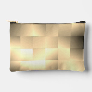 Sepia Tones in a Square Pattern Accessory Pouch