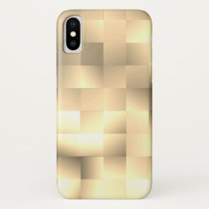 Sepia Tones in a Square Pattern iPhone X Case