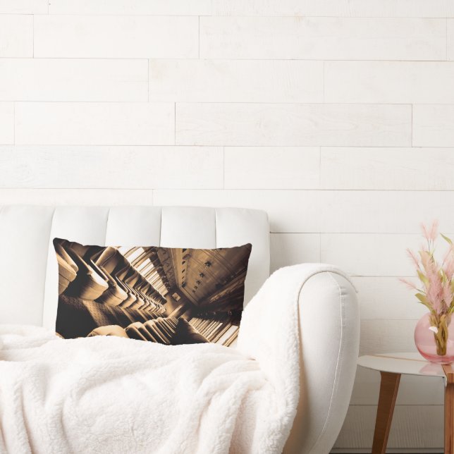 Sepia Train Seats  Lumbar Cushion (Couch)