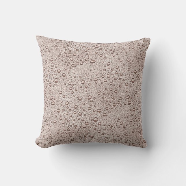 Sepia water droplets cushion (Front)