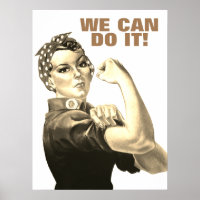 Sepia We Can Do It World War II Propaganda