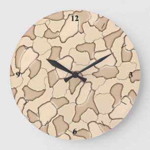Sepiacamo Large Clock