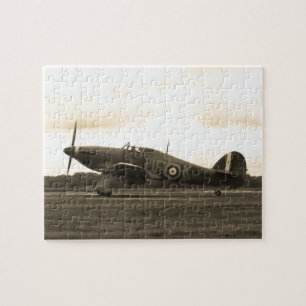 Sepiatone Hawker Hurricane Jigsaw Puzzle