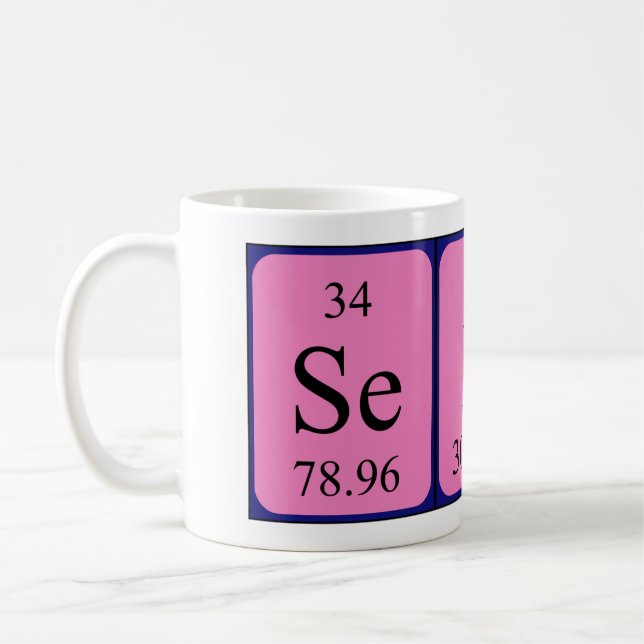 Sepp periodic table name mug (Left)