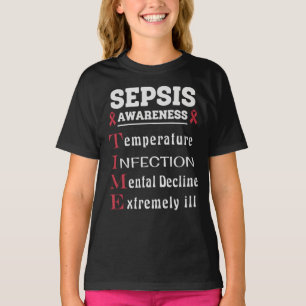 Sepsis Awareness T.I.M.E. Guide T-Shirt