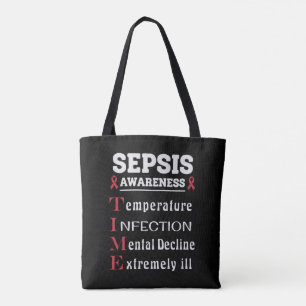 Sepsis Awareness T.I.M.E. Guide Tote Bag