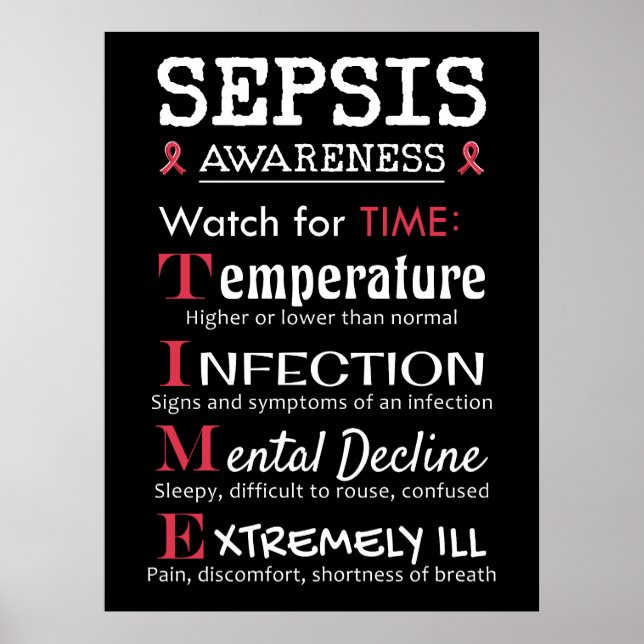 Sepsis Awareness Watch for TIME Guide Poster (Front)