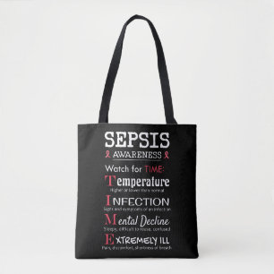 Sepsis Awareness Watch for TIME Guide Tote Bag