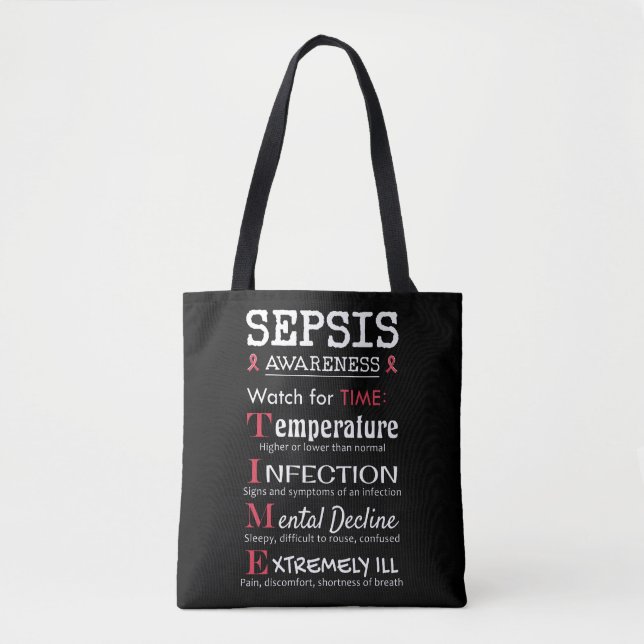Sepsis Awareness Watch for TIME Guide Tote Bag (Front)