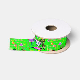 sept, 1 kids birthday satin ribbon