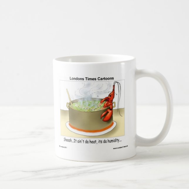 sept lobster humidity credits coffee mug (Right)