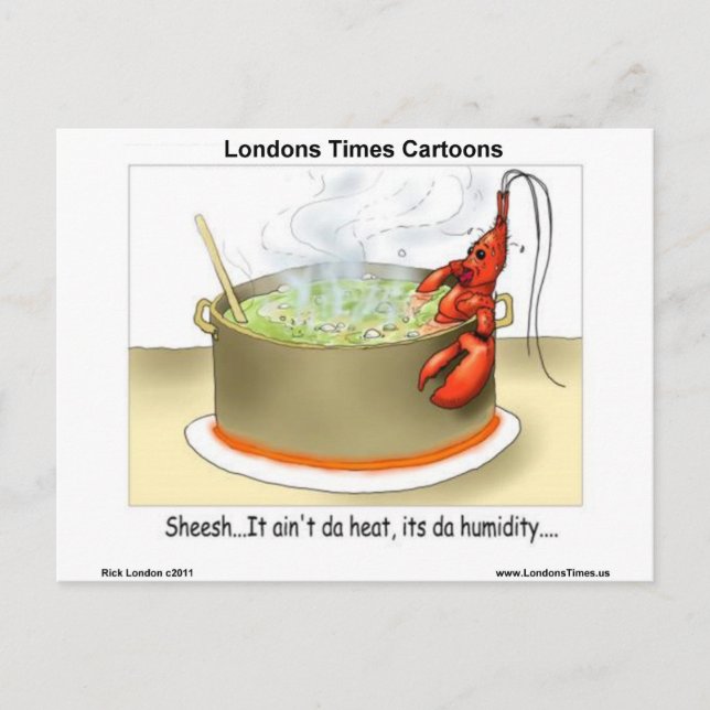 sept lobster humidity credits postcard (Front)
