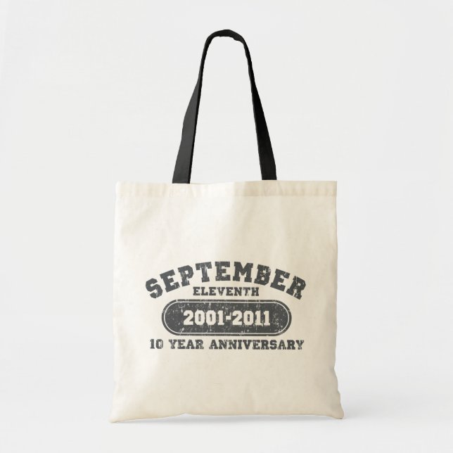September 11 - 2011 Anniversary Tote Bag (Front)
