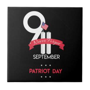 september 11 never forget ceramic tile