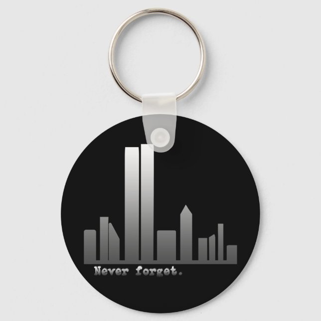 September 11 Never Forget Products Key Ring (Front)