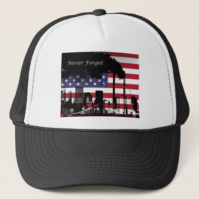 September 11 Never Forget Trucker Hat (Front)