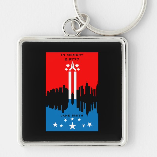 September 11 Remembrance Day Key Ring (Front)