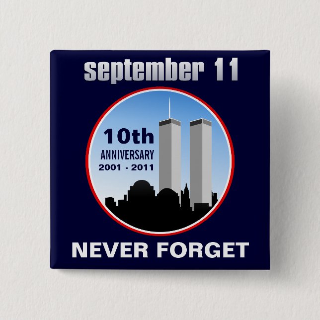 September 11th - 9/11 10th Anniversary WTC Pins (Front)