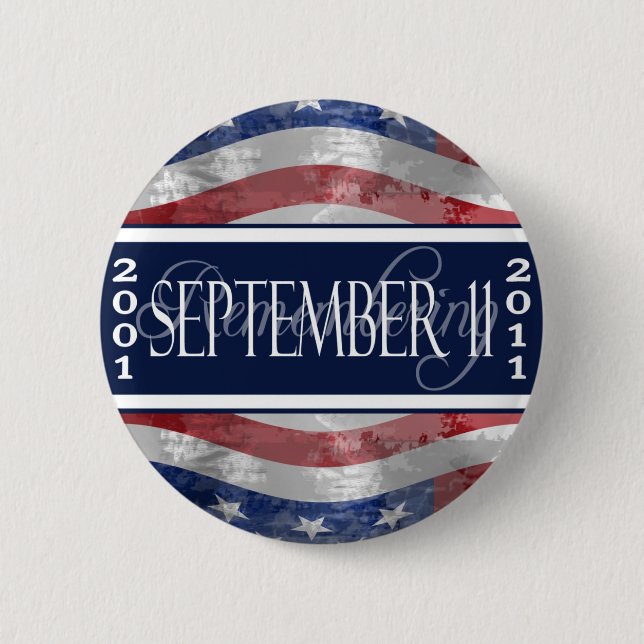 September 11th Commemorative Button (Front)