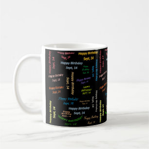 September, 14 Birthday Mug