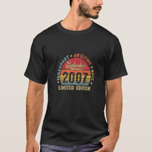 September 15th Birthday Legendary Awesome Epic Sin T-Shirt