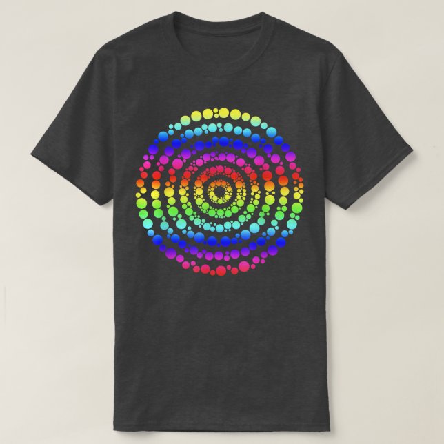 September 15th Dot Day Tee Multicolor Rainbow Polk (Design Front)