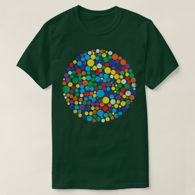 September 15th Dot Day Tee Multicolor Rainbow Polk (Design Front)