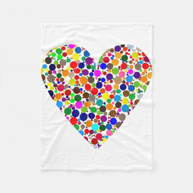 September 15th - International Dot Day  Fleece Blanket (Front)