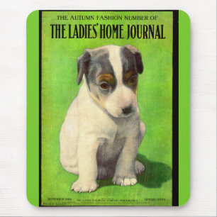 September 1906 Ladies Home Journal cover puppy Mouse Pad