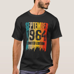 September 1964 57 Years Old Birthday Limited Editi T-Shirt