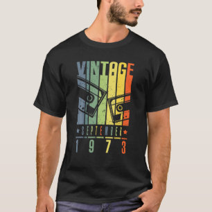 September 1973 Retro Vintage 47 Birthday 47Th Year T-Shirt